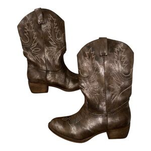 XAPPEAL Twain‎ Women’s Western Boots Size 7.5 Brown Cowboy Cowgirl Ranchwear